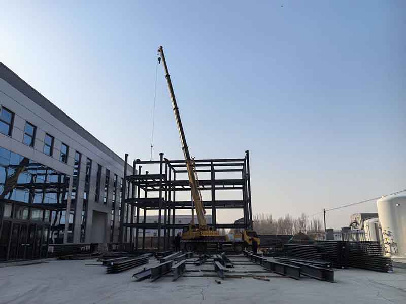 No 2# Office Building의 철강 구조 프레임 워크가 어떻게 그렇게 빠르게 건설됩니까?
